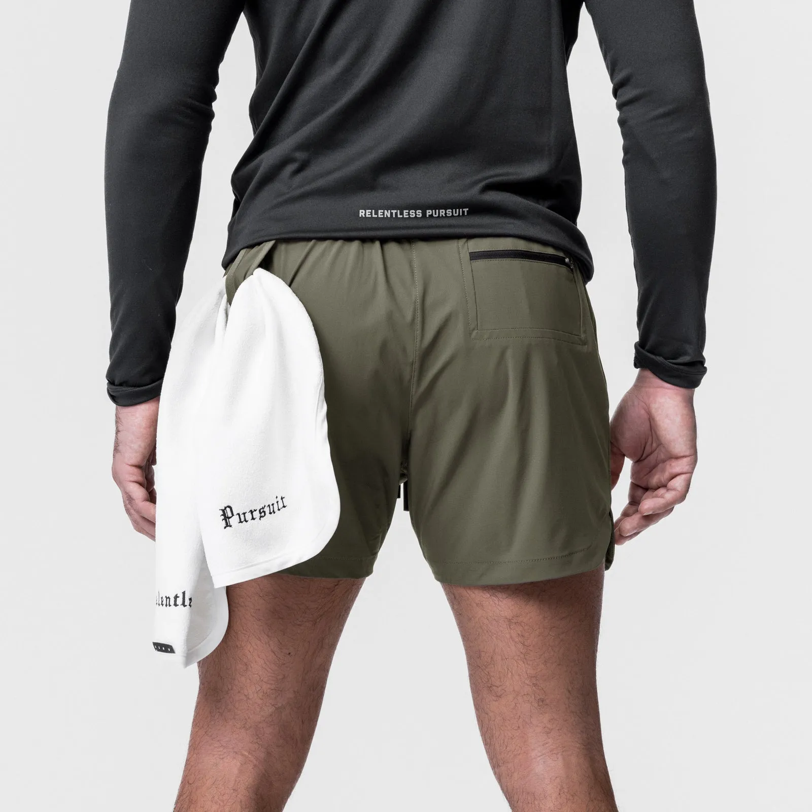 0751. Tetra-Lite™ 5" Linerless Short - Olive "Classic"