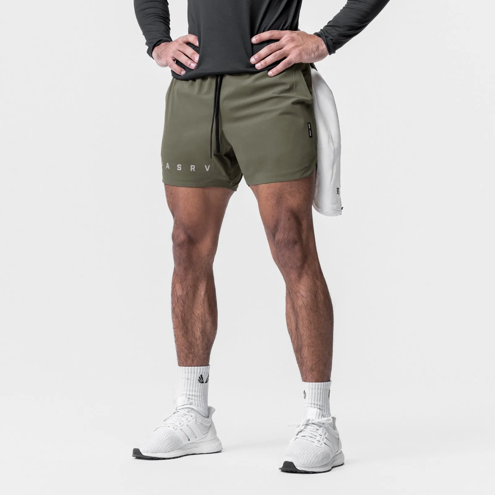 0751. Tetra-Lite™ 5" Linerless Short - Olive "Classic"