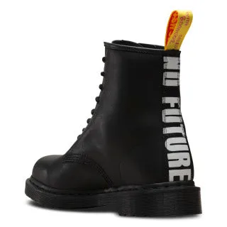 1460 Sex Pistols  Black Milled Greasy Backhand Boot
