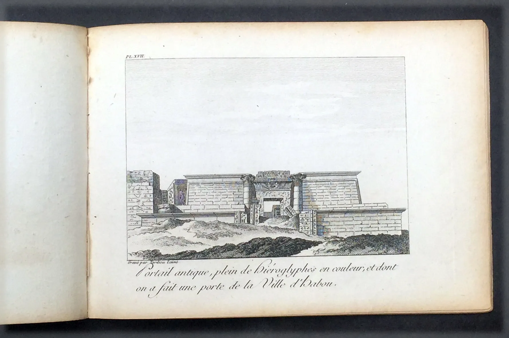 1817 Capt. Frederick L Norden Antique Atlas of Egypt & Nubia - 1 Map & 22 Prints