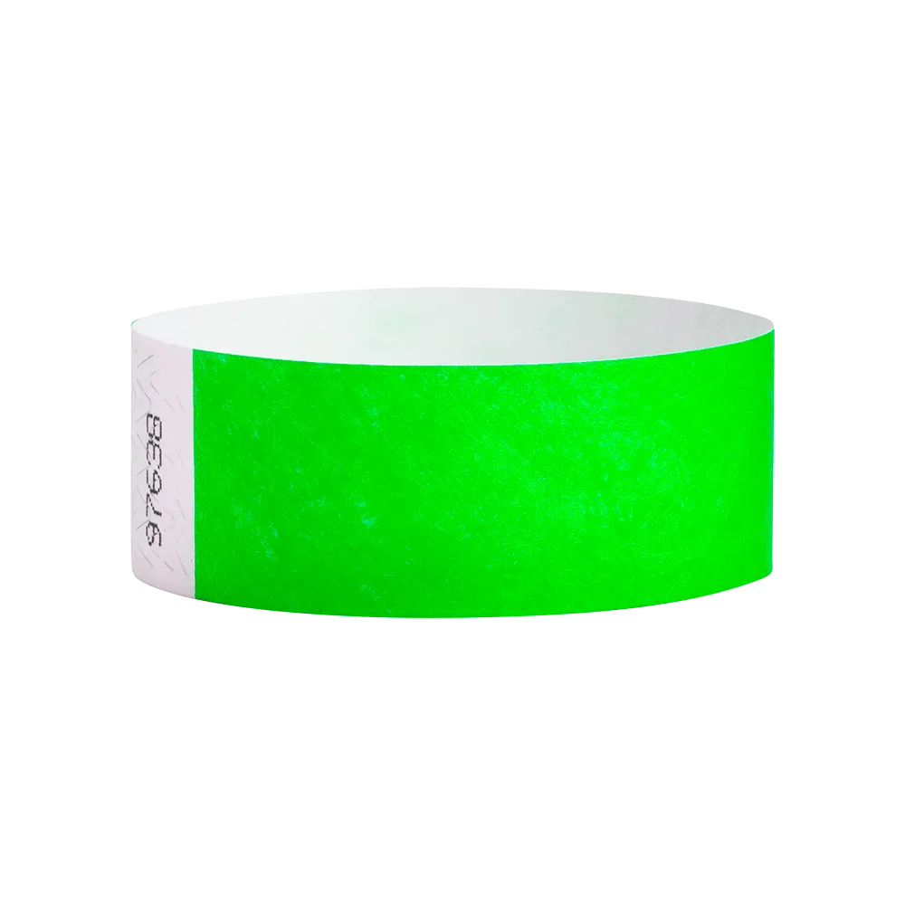 1" Tyvek Solid Color Wristbands