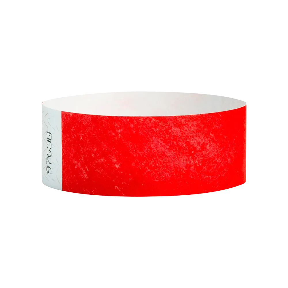 1" Tyvek Solid Color Wristbands