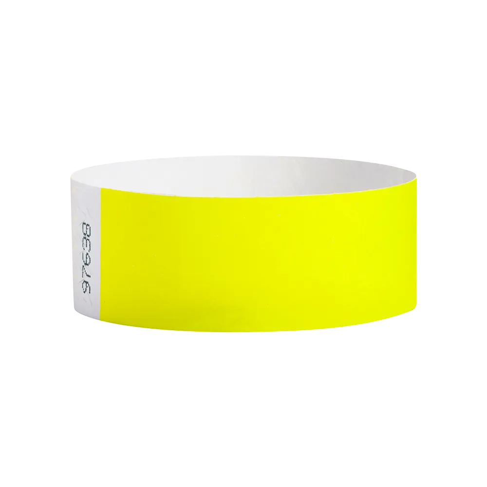 1" Tyvek Solid Color Wristbands