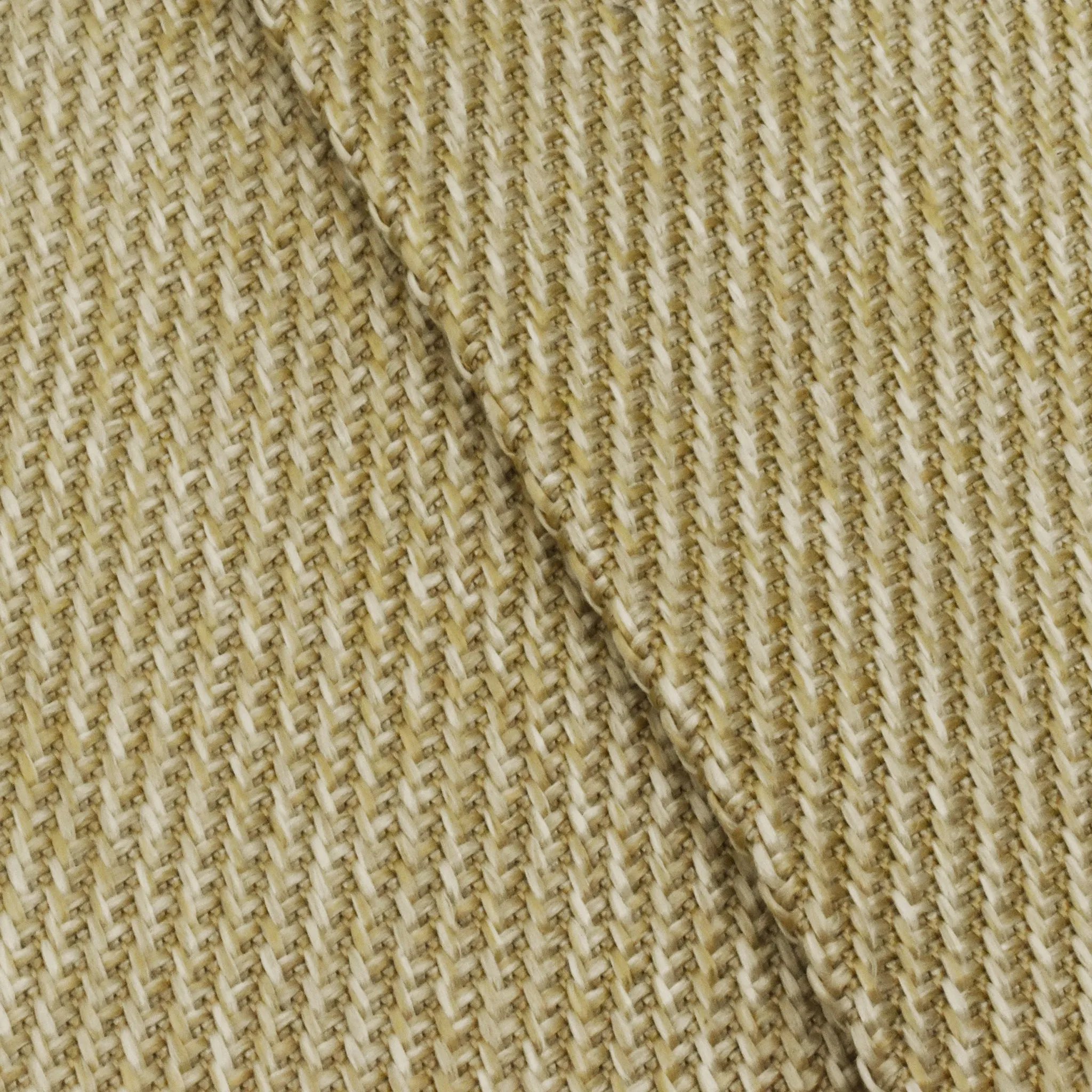 2 3/4 YD PC - Tan-Beige Indoor-Outdoor Texture Twill Home Decorating Fabric