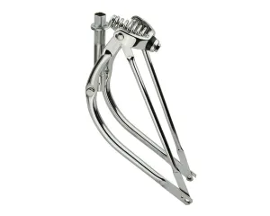 20" Lowrider Spring Bent Chrome Fork 1 in -Live4Bikes