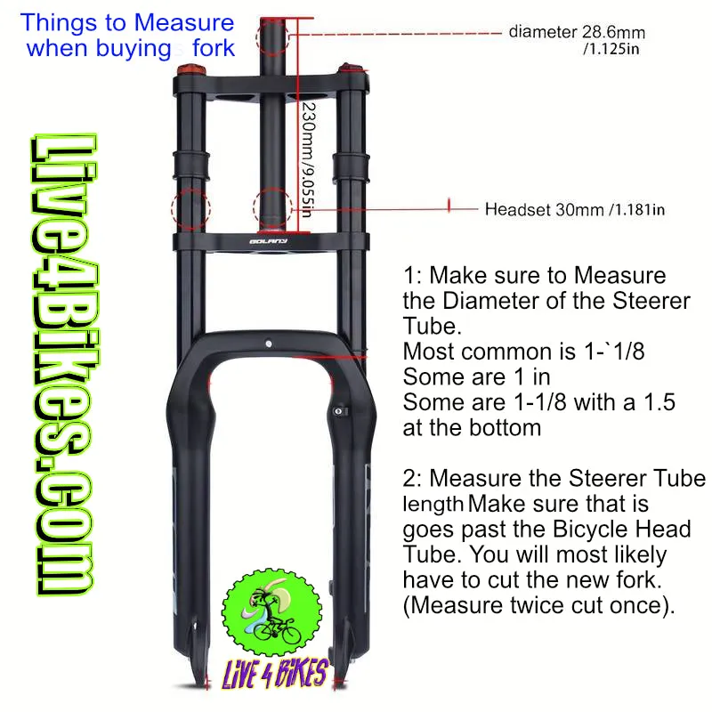 26" Lowrider Classic Square Twisted Spring Fork - Live4Bikes