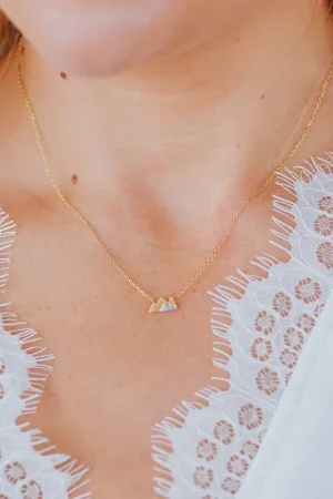 Adventure Is Out There Necklace in Gold