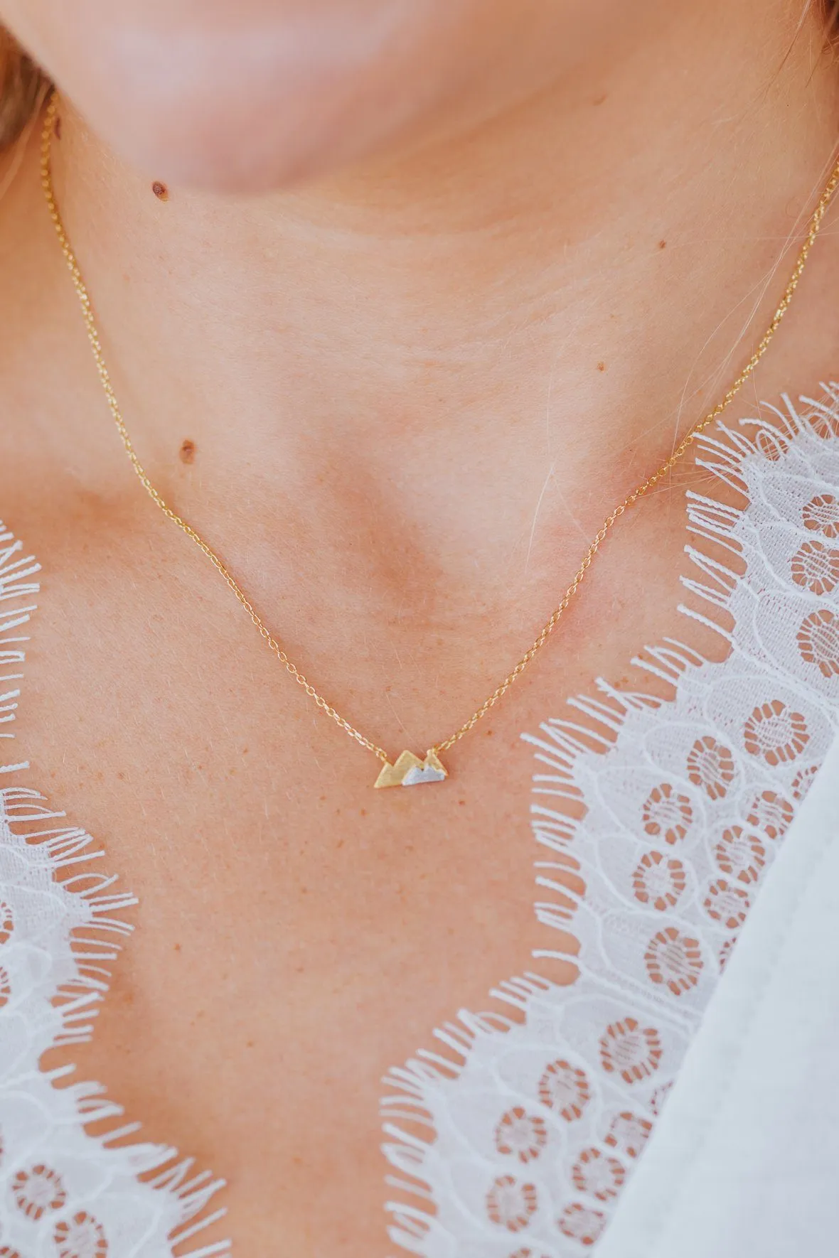 Adventure Is Out There Necklace in Gold
