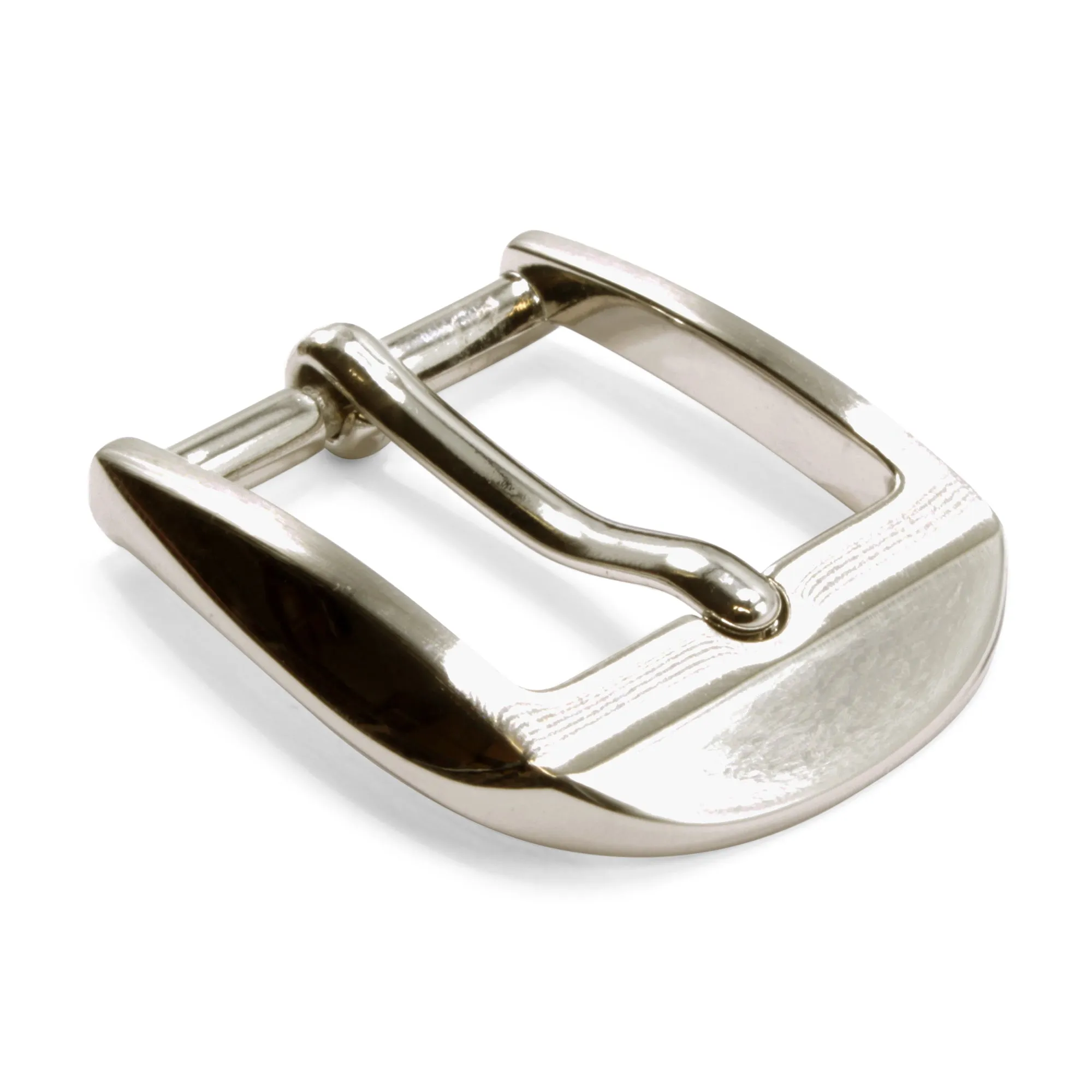 Bevel Edge Rounded Prong Buckle 25mm