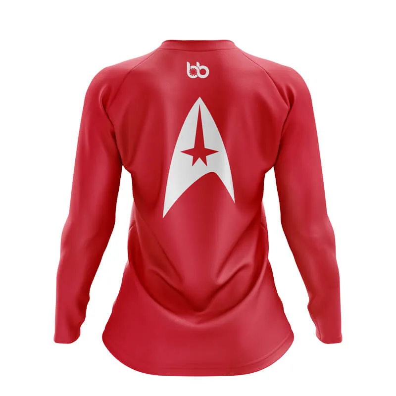 Bike Trek Red Shirt (V2) MTB Long Sleeve Jersey