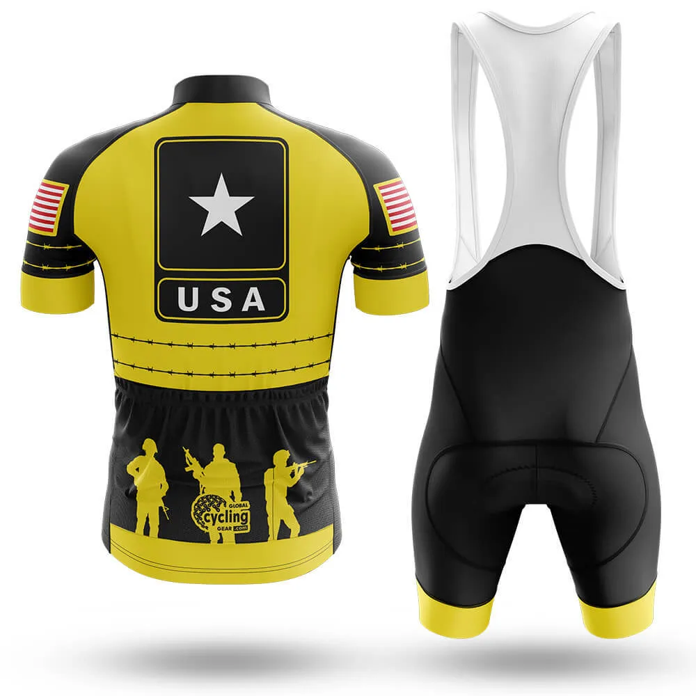 Black Yellow USA - Men's Cycling Kit