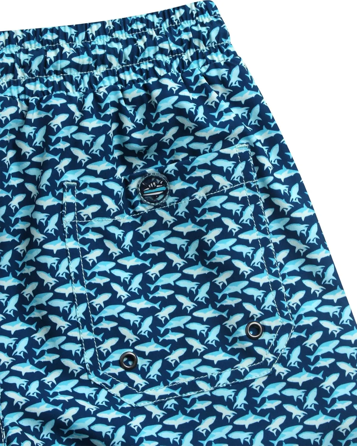 Boys Swim Trunks with Compression Liner Quick Dry 4-Way Stretch Bathing Suit (Sizes: 8-14)