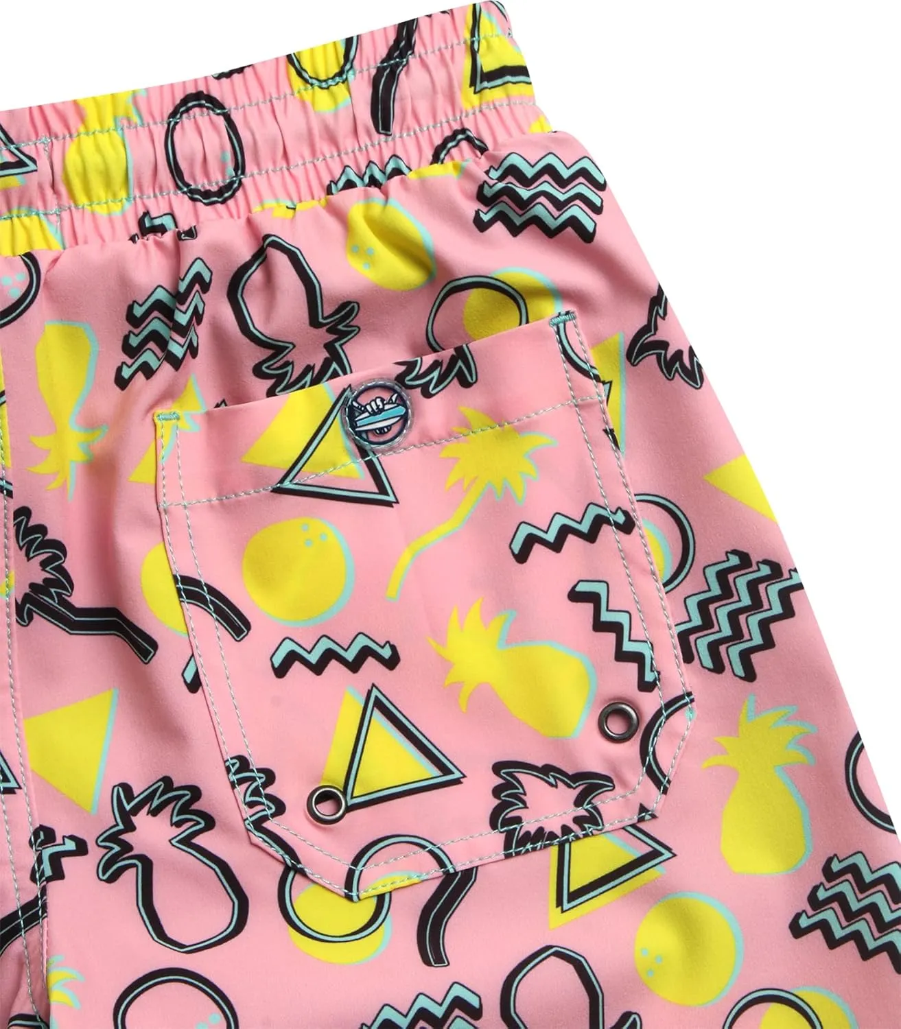 Boys Swim Trunks with Compression Liner Quick Dry 4-Way Stretch Bathing Suit (Sizes: 8-14)