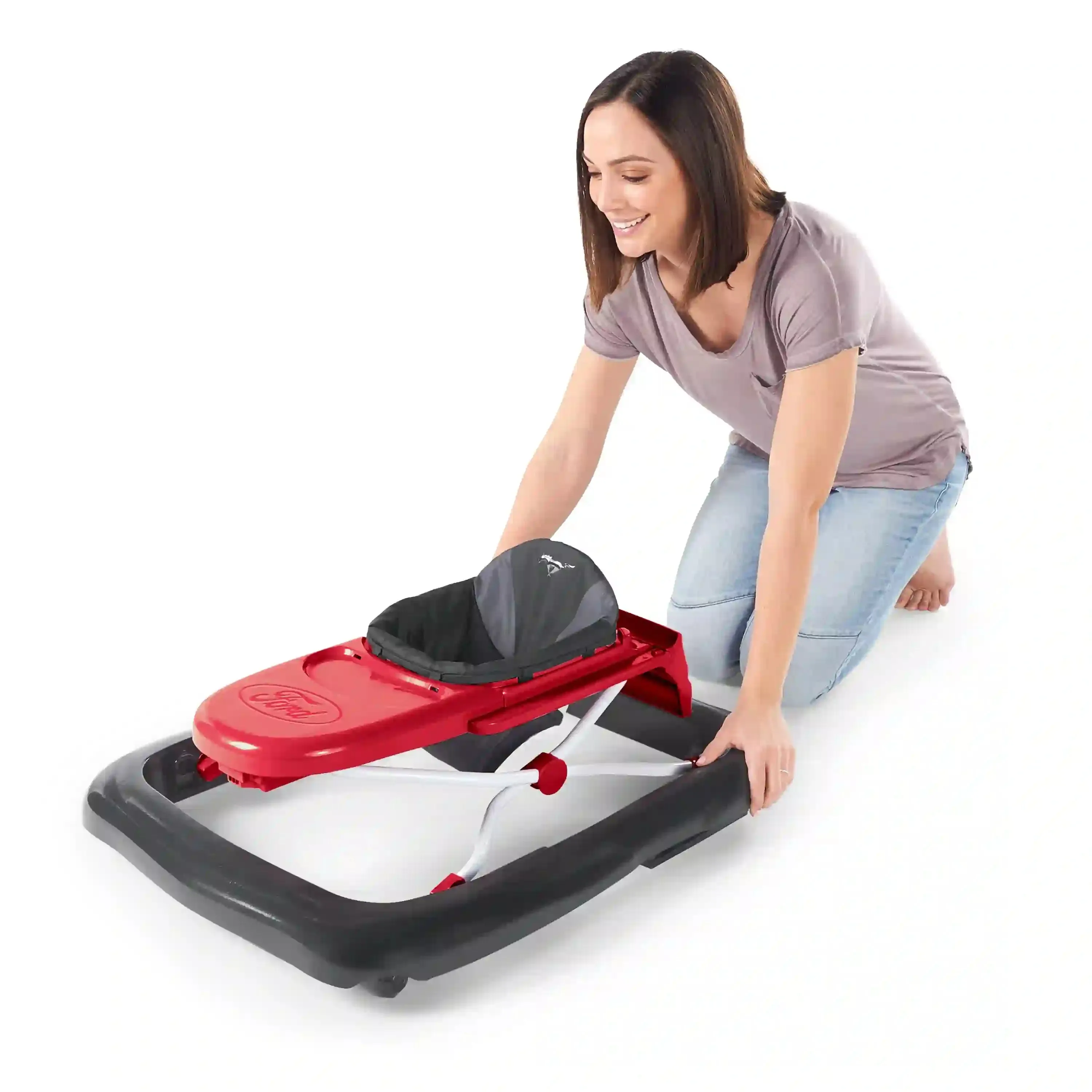 Bright Starts Ford Mustang 4-in-1 Walker (Red)