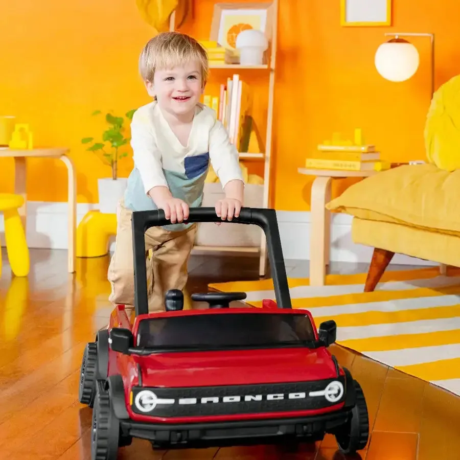 Bright Starts Ways to Play 4-in-1 Walker - Ford Bronco, Race Red