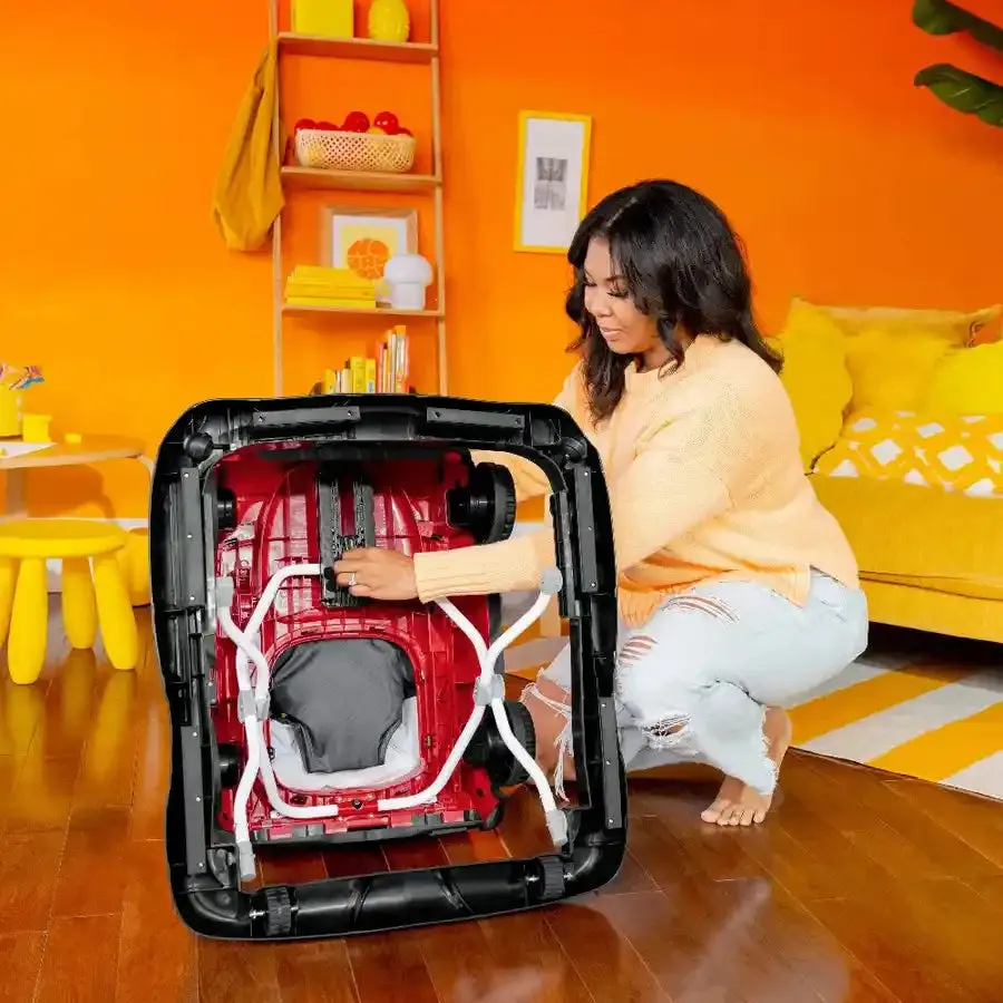 Bright Starts Ways to Play 4-in-1 Walker - Ford Bronco, Race Red