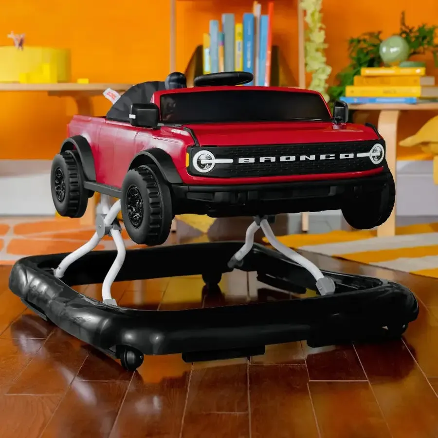 Bright Starts Ways to Play 4-in-1 Walker - Ford Bronco, Race Red