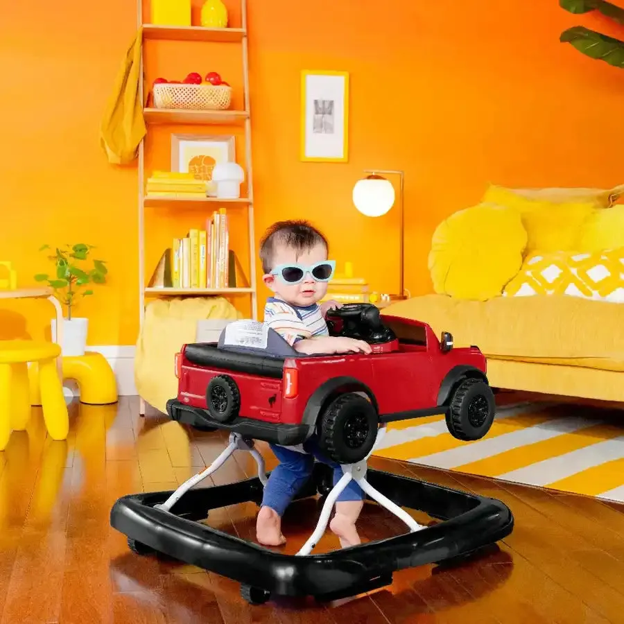 Bright Starts Ways to Play 4-in-1 Walker - Ford Bronco, Race Red