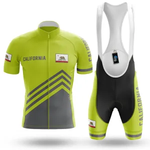 California S4 Lime Green - Men's Cycling Kit