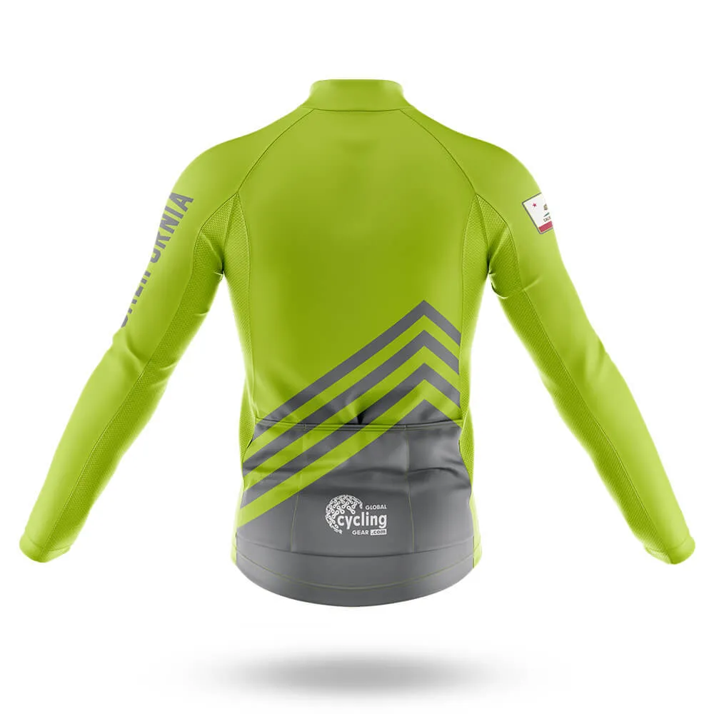 California S4 Lime Green - Men's Cycling Kit