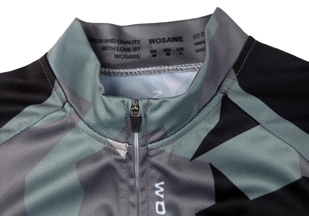 Camouflage Windproof Cycling Top Jersey