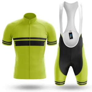 Classic Stripe - Lime Green - Men's Cycling Kit