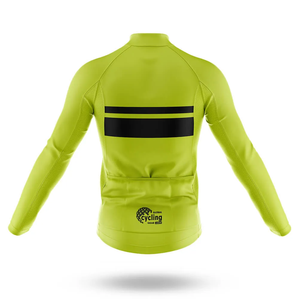 Classic Stripe - Lime Green - Men's Cycling Kit
