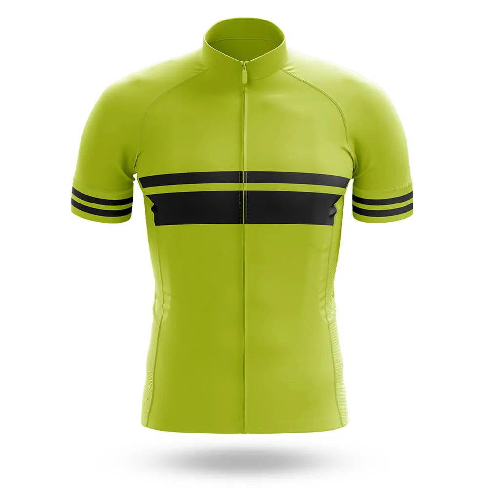 Classic Stripe - Lime Green - Men's Cycling Kit