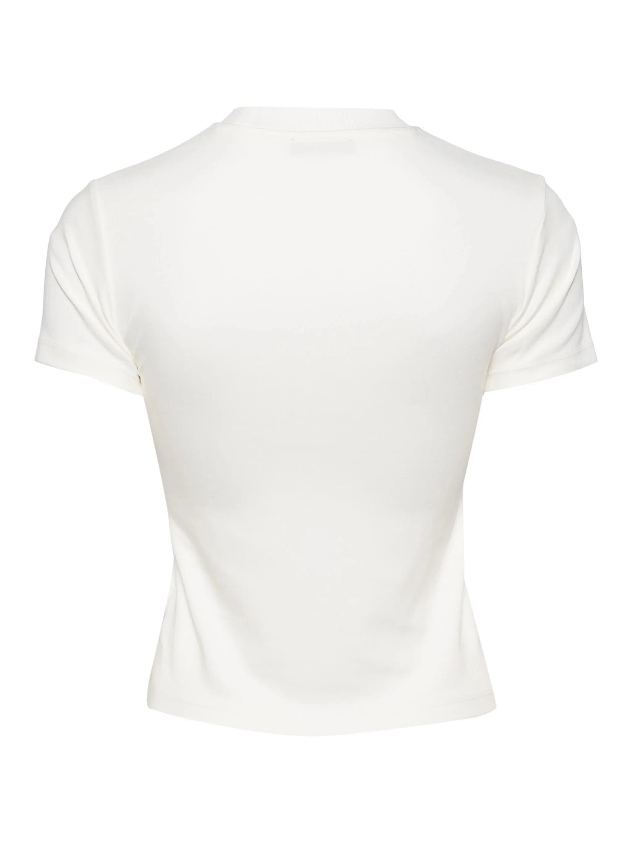 Crew Neck Cotton Blend T-shirt