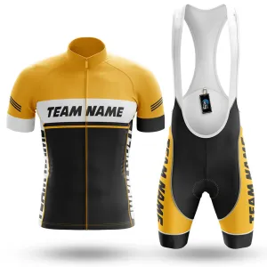 Custom Team Name M1 Yellow - Men's Cycling Kit