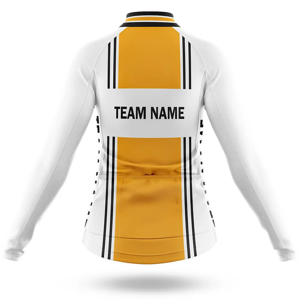Custom Team Name M4 Yellow - Women's Cycling Kit