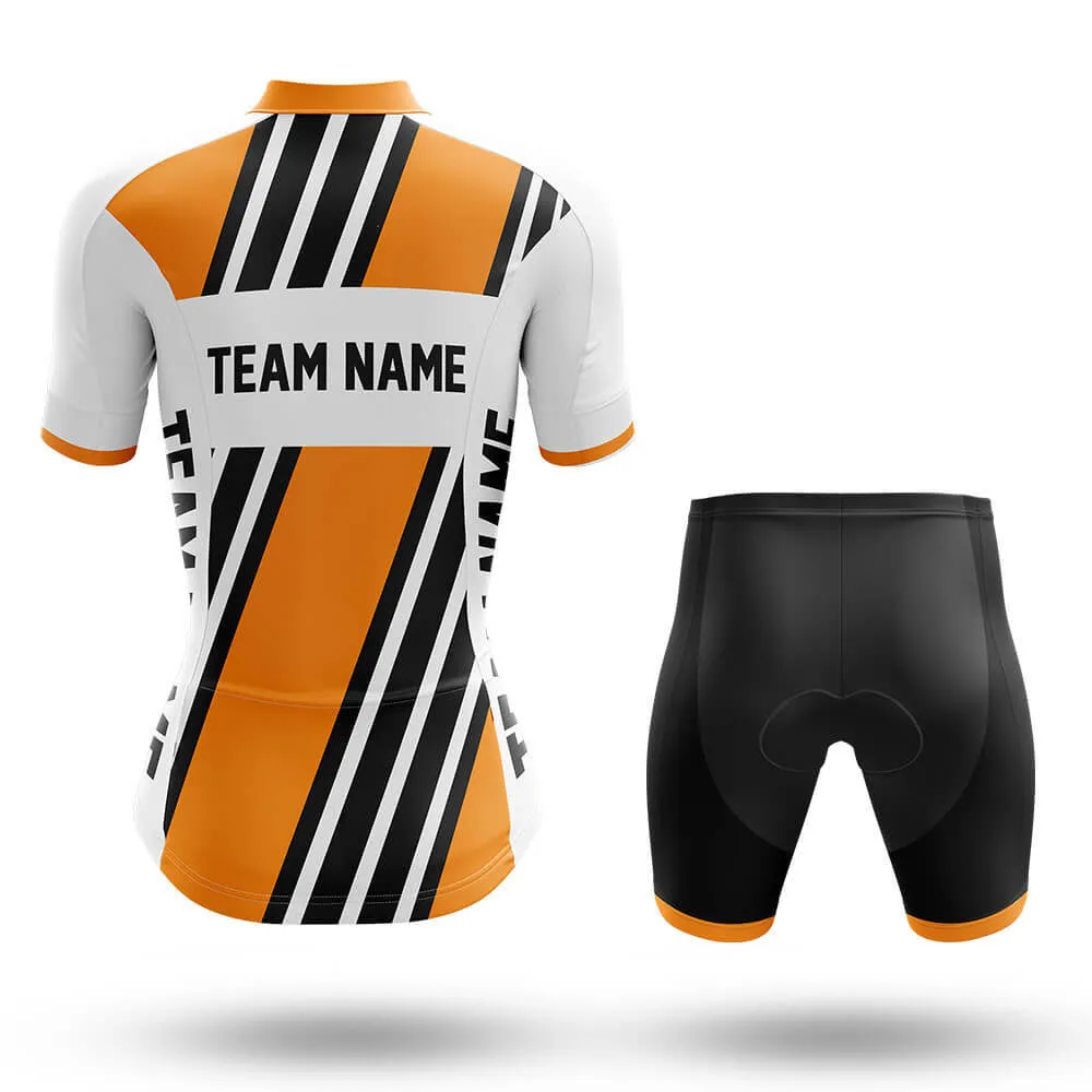 Custom Team Name M5 Yellow - Women's Cycling Kit