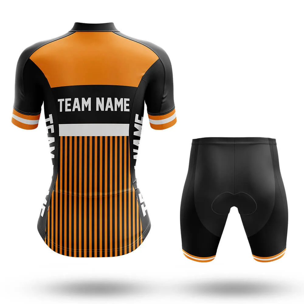 Custom Team Name M6 Yellow - Women's Cycling Kit