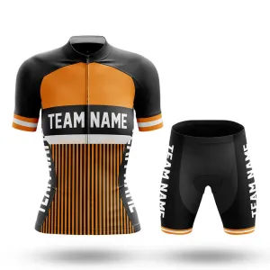 Custom Team Name M6 Yellow - Women's Cycling Kit