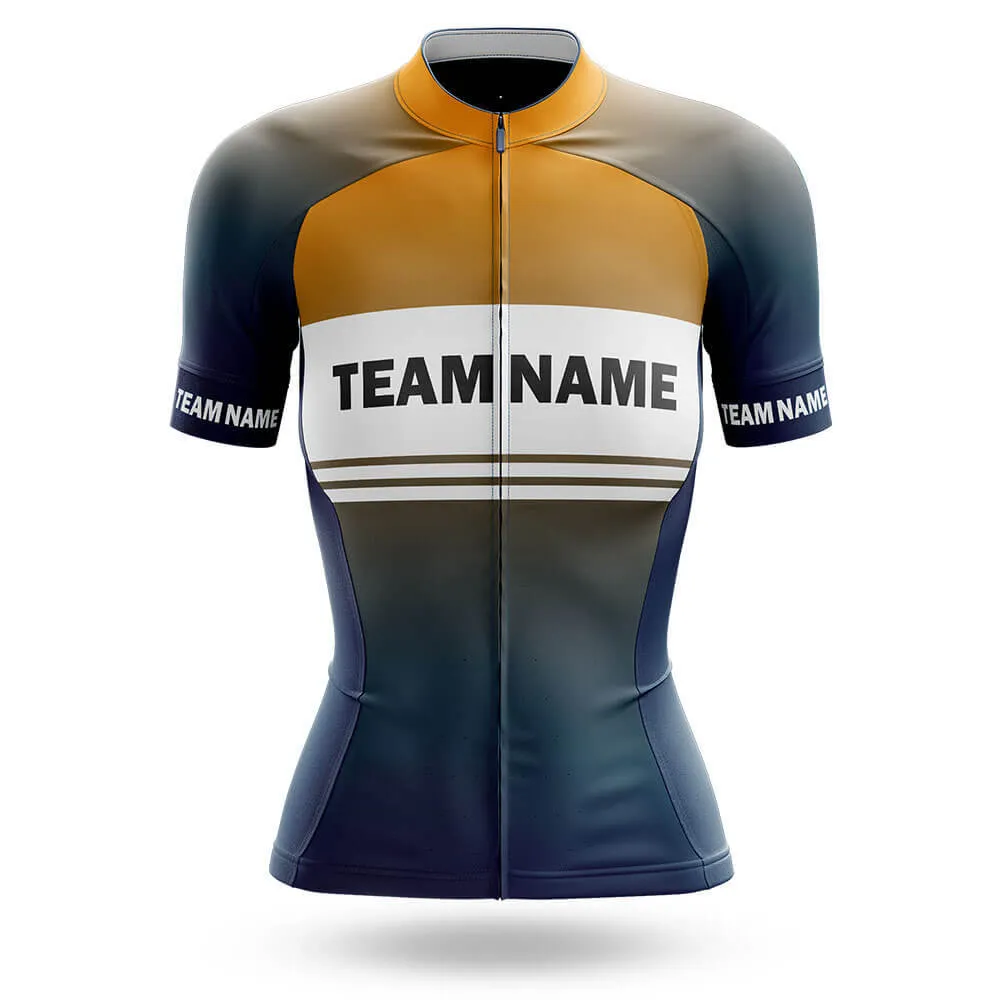 Custom Team Name S2 Yellow - Women's Cycling Kit