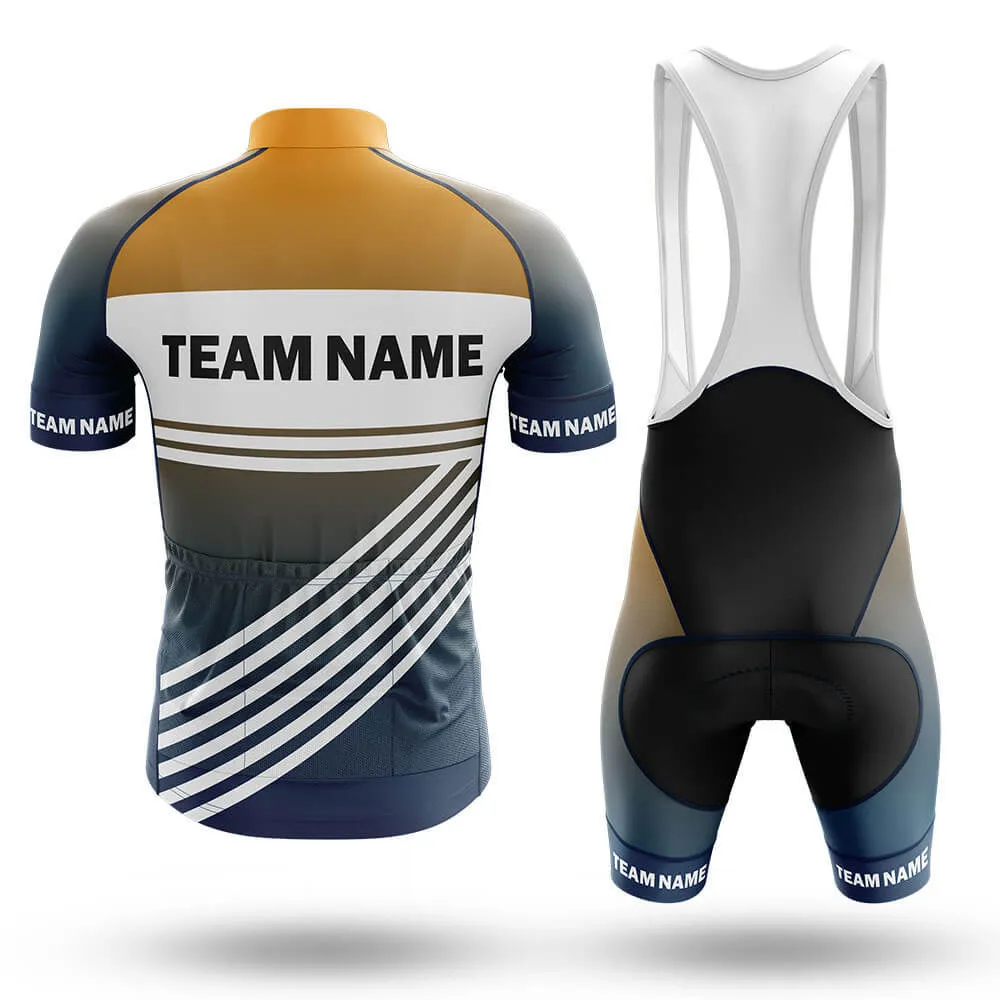 Custom Team Name S3 Yellow - Men's Cycling Kit