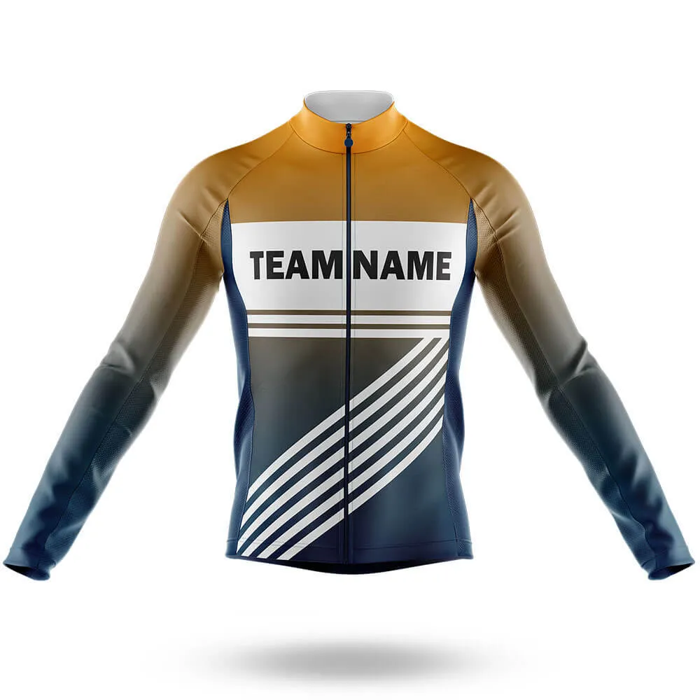 Custom Team Name S3 Yellow - Men's Cycling Kit