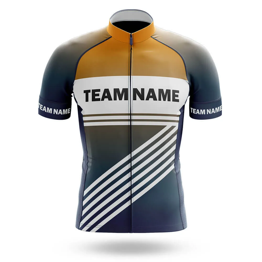 Custom Team Name S3 Yellow - Men's Cycling Kit