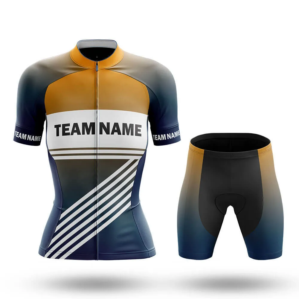 Custom Team Name S3 Yellow - Women's Cycling Kit