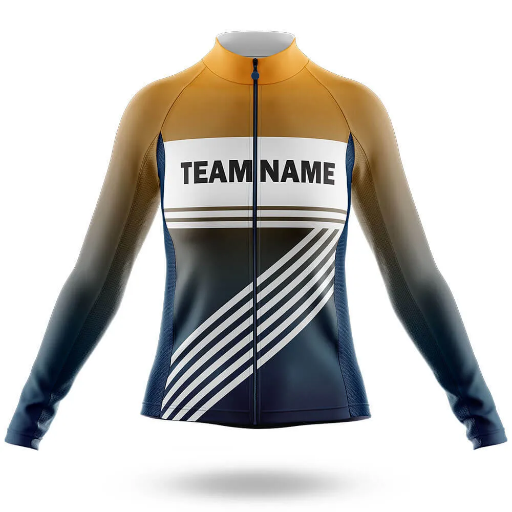 Custom Team Name S3 Yellow - Women's Cycling Kit