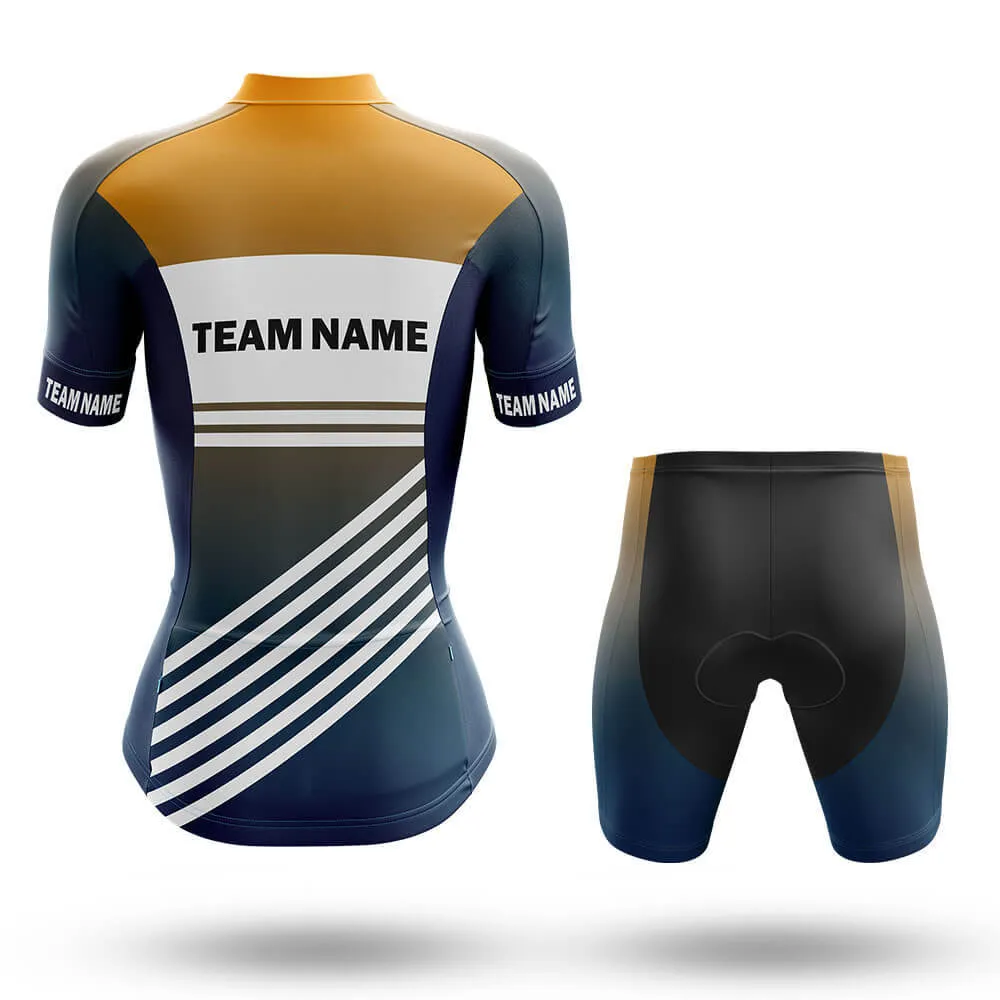 Custom Team Name S3 Yellow - Women's Cycling Kit