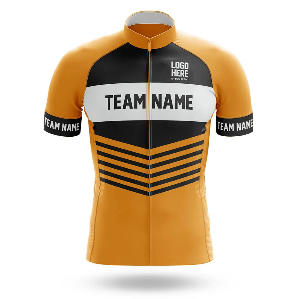 Custom Team Name V20 Yellow - Men's Cycling Kit
