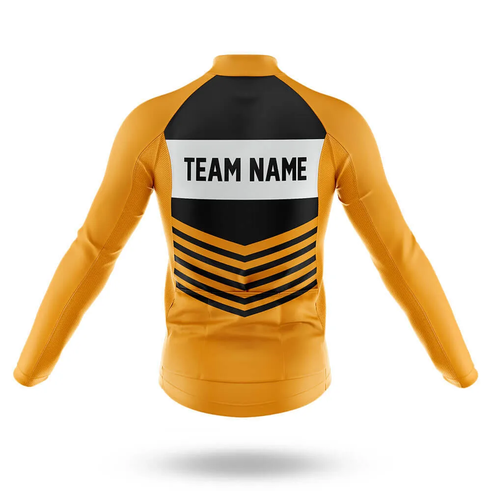 Custom Team Name V20 Yellow - Men's Cycling Kit