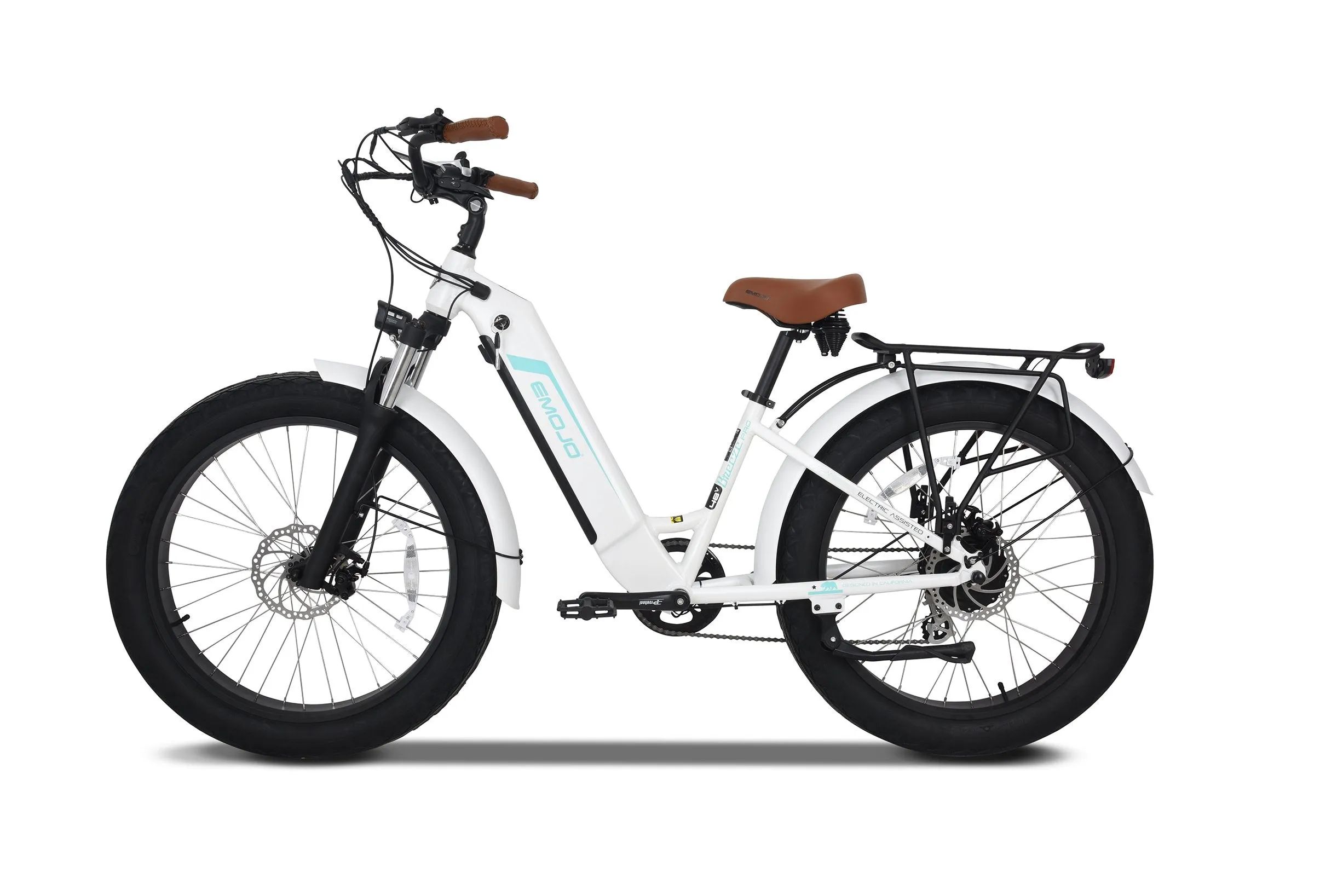 Emojo Breeze Pro 750W or 500W 48V Step Through Cruiser Electric Bike