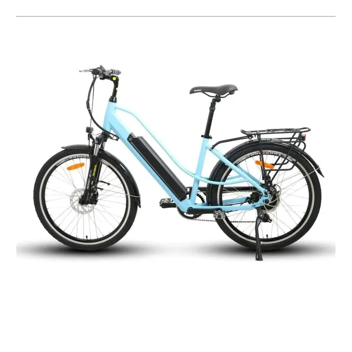EUNORAU| E-TORQUE 48V500W Cruiser Step-Thru Electric Bike
