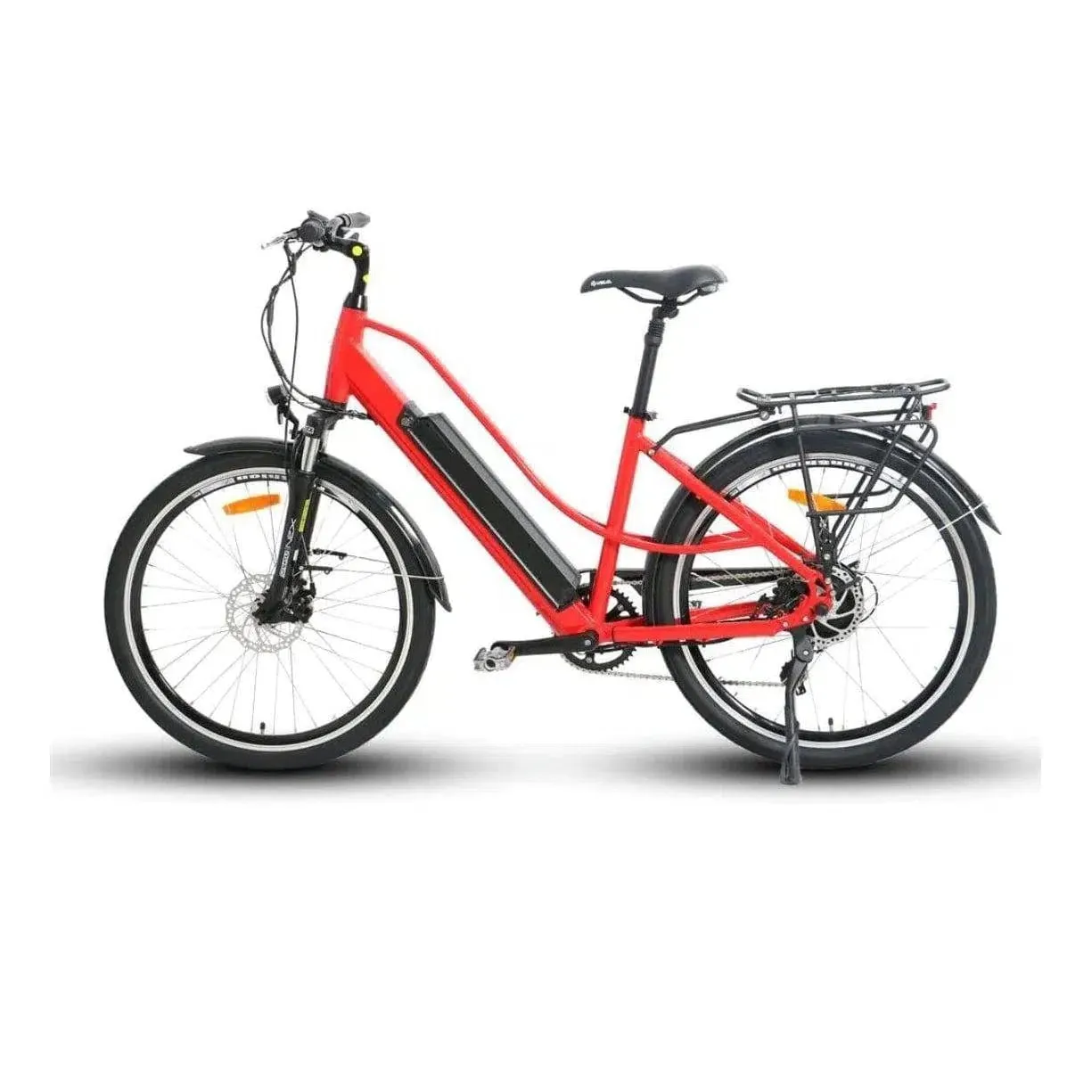 EUNORAU| E-TORQUE 48V500W Cruiser Step-Thru Electric Bike