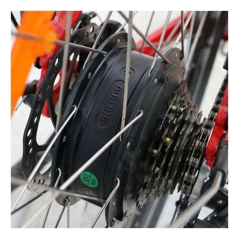 EUNORAU| E-TORQUE 48V500W Cruiser Step-Thru Electric Bike