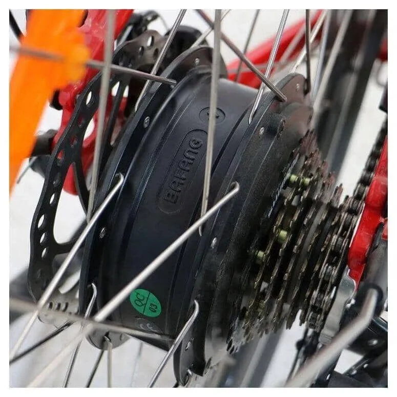 EUNORAU| E-TORQUE 48V500W Cruiser Step-Thru Electric Bike