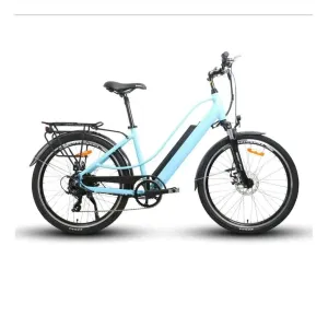EUNORAU| E-TORQUE 48V500W Cruiser Step-Thru Electric Bike