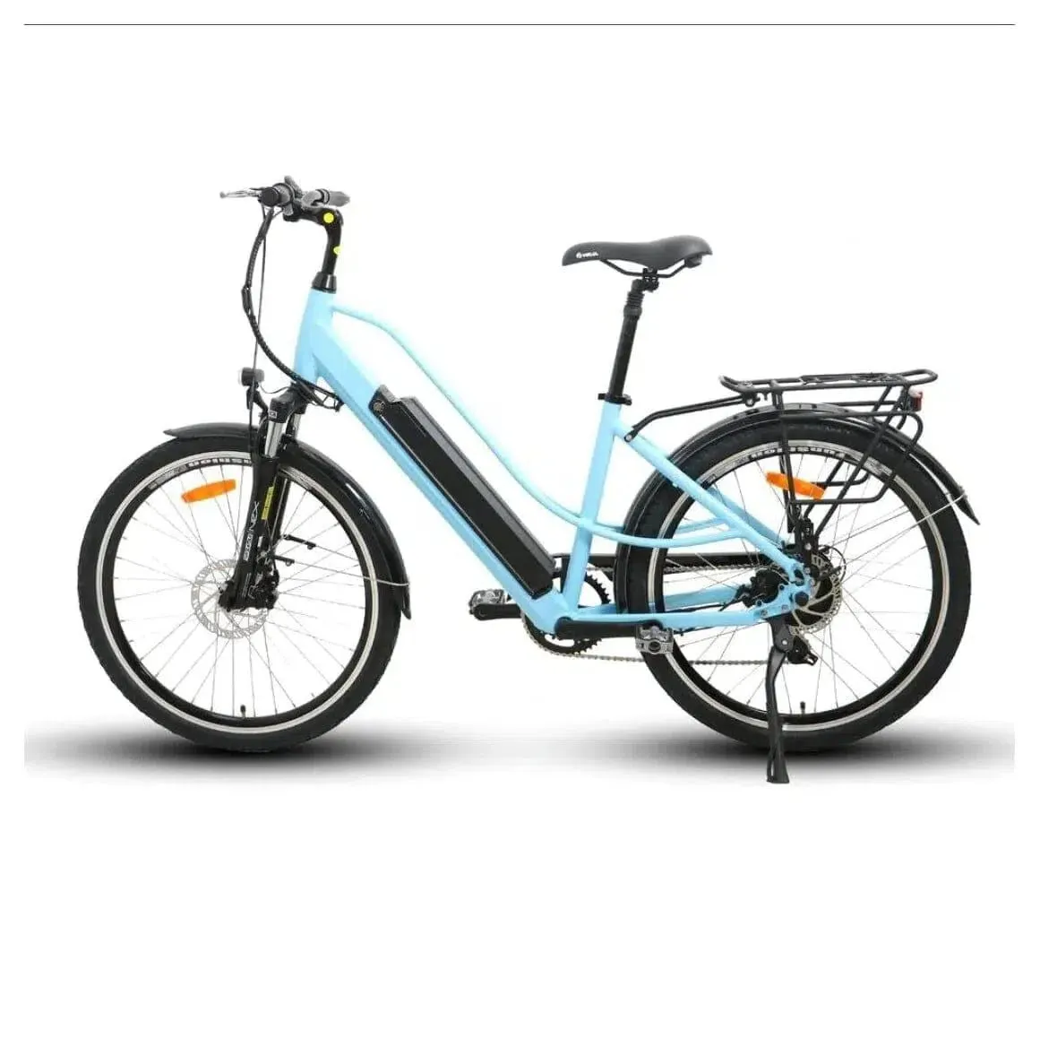 EUNORAU| E-TORQUE 48V500W Cruiser Step-Thru Electric Bike